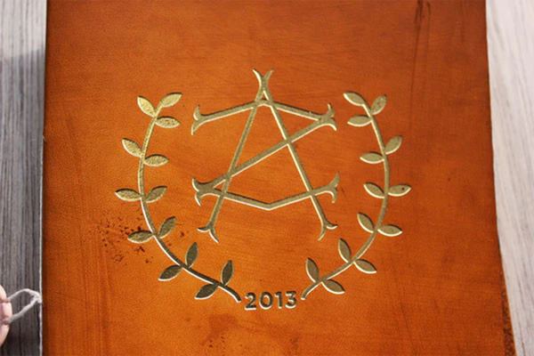 Italian Leather Passport Save the Date
