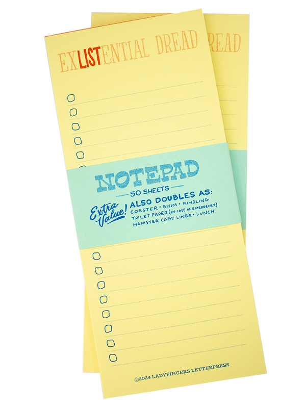 ExLISTential Dread Notepad