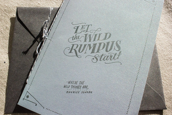 "Where the Wild Things Are" Baby Shower Booklet
