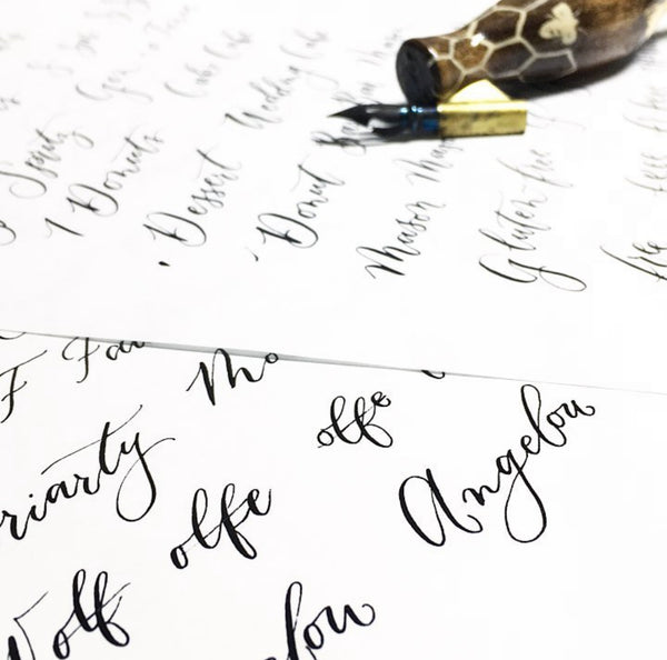 Intro to Modern Calligraphy | April 7, 2024, 12- 3pm
