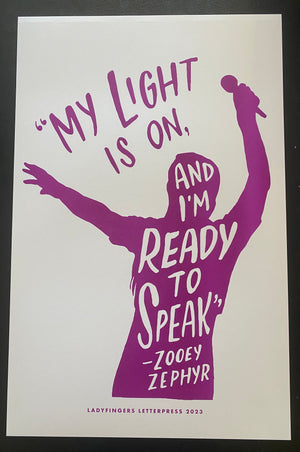 My Light Is On Poster (Set of 15)