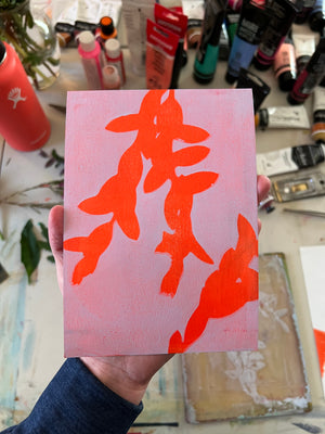 Botanical Monoprints | Let’s Call in Spring, Saturday, March 23, 2024, 12-3:30pm