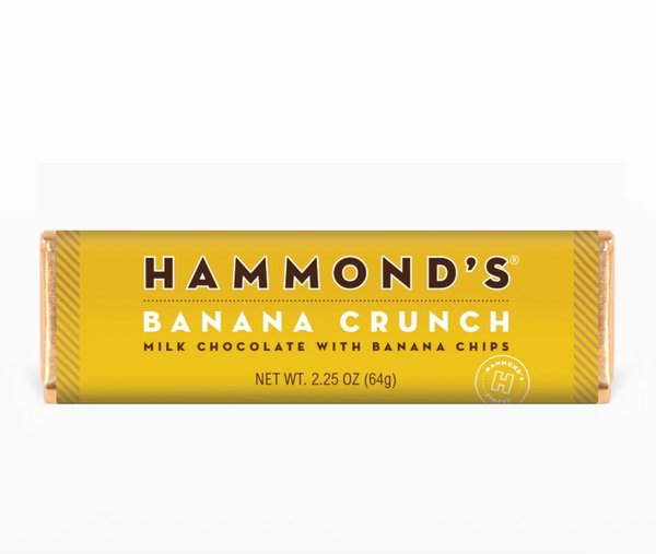 Banana Crunch Chocolate Bar by Hammonds Candies