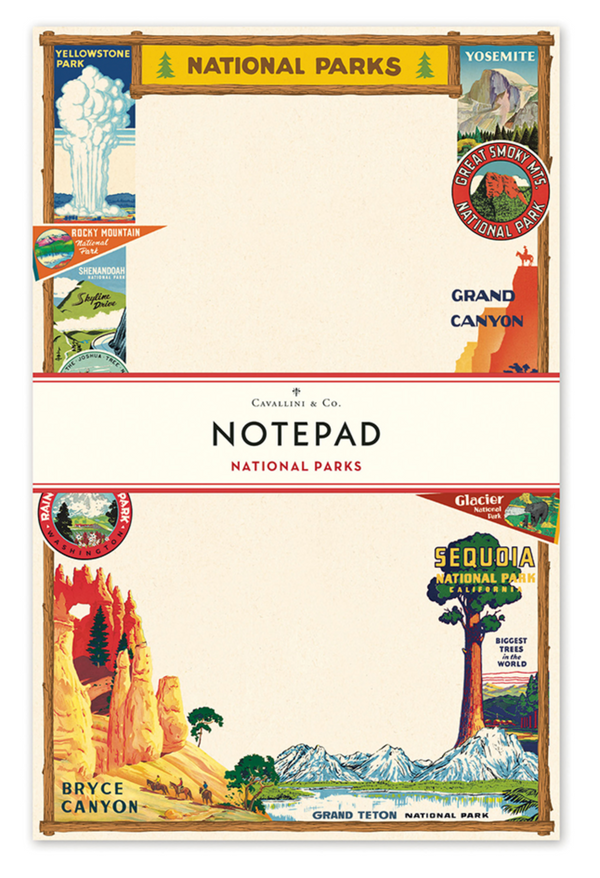 National Parks Notepad