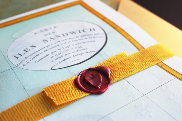Hawaiian Poster with Pockets Invitation
