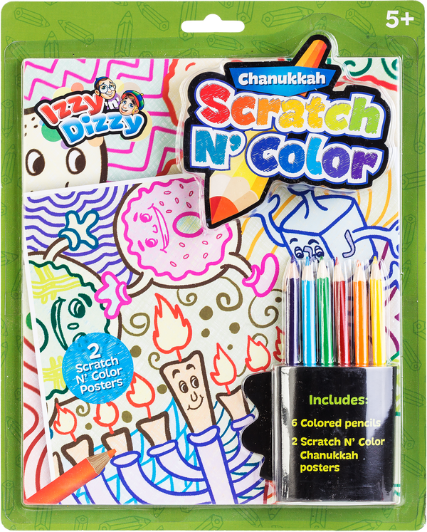 Chanukah Scracth & Color Kit
