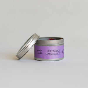 2oz. Pathway Candle with Amethyst by Cultivating Luminescence