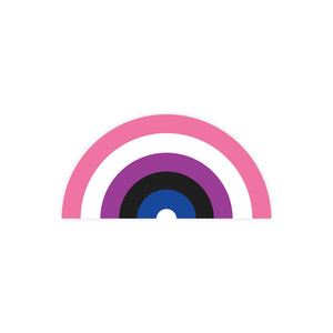 Genderfluid Pride Rainbow Sticker by The Little Gay Shop