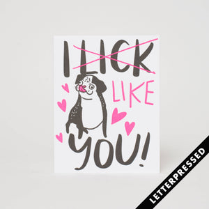 I Lick You Card by HELLO! LUCKY