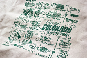 Colorful Colorado Springs Tote Bag
