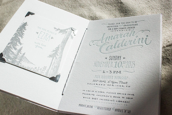 "Where the Wild Things Are" Baby Shower Booklet