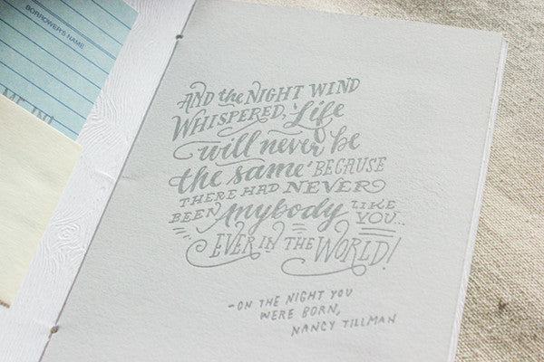 "Where the Wild Things Are" Baby Shower Booklet