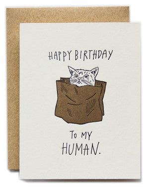Happy Birthday To My Human - Cat Version