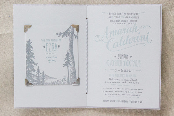 "Where the Wild Things Are" Baby Shower Booklet