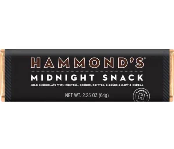 Midnight Snack Milk Chocolate Candy Bar by Hammonds Candies