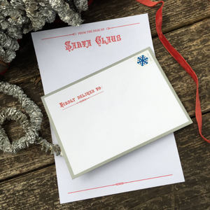 Santa Letter Kit by Color Box Design & Letterpress