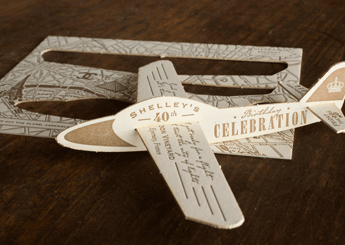 A Birthday Airplane to France