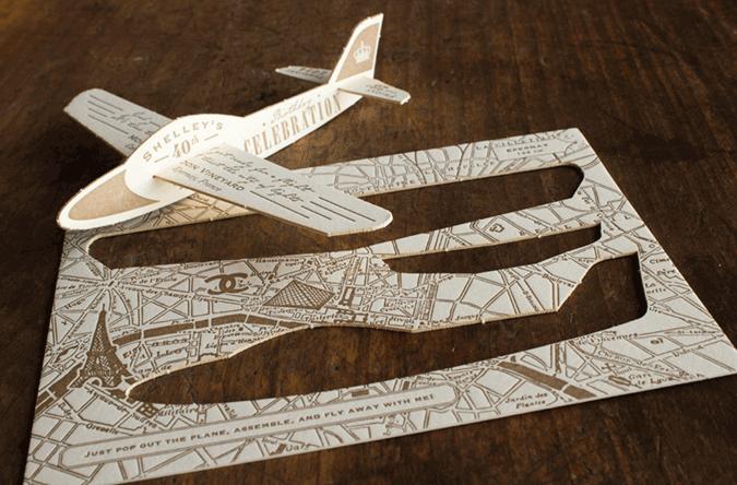 A Birthday Airplane to France