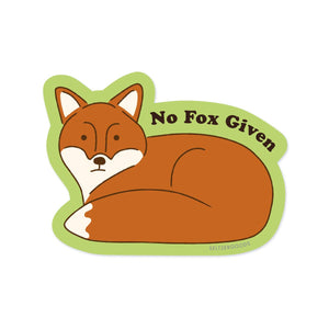 No Fox Given Sticker by Seltzer Goods