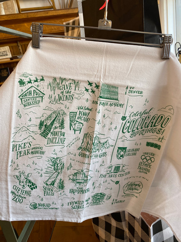 Colorado Springs Tea Towel