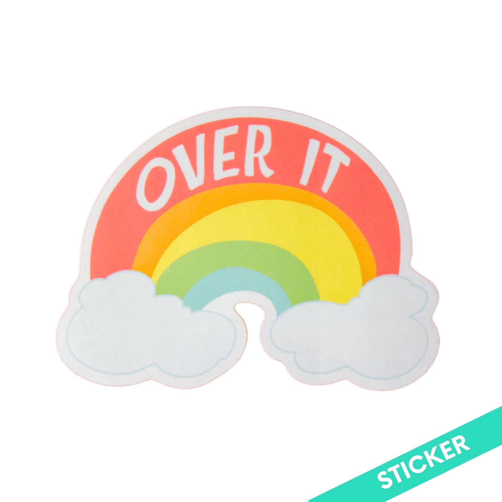 Hand Over Sticker Over It Sticker by Ladyfingers - Ladyfingers Letterpress