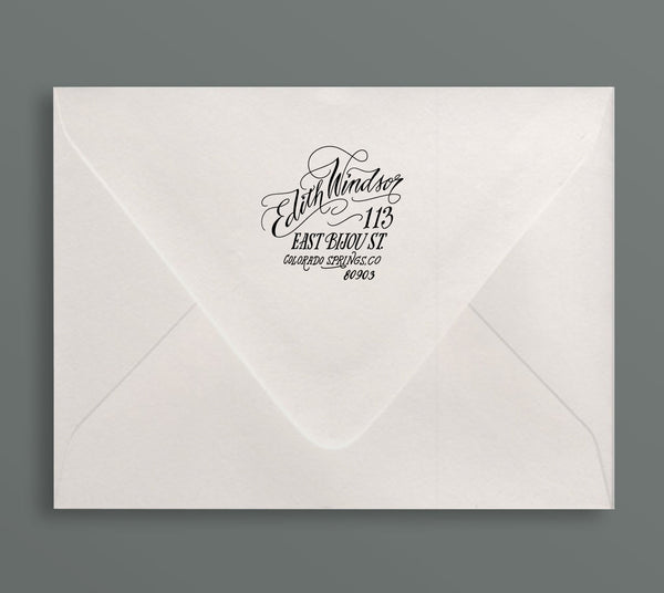 Ascender Return Address Rubber Stamp