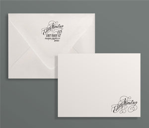 Ascender Custom Letterpress Stationery Suite