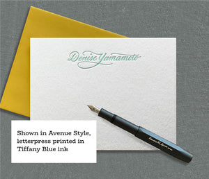 Ascender Custom Letterpress Stationery