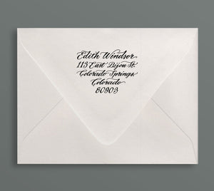 Avenue Custom Letterpress Stationery Suite