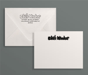 Balloon Animal Custom Letterpress Stationery Suite