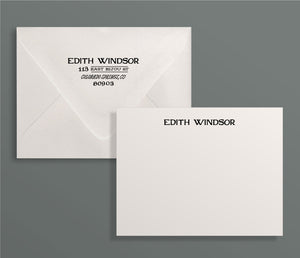 Court Custom Letterpress Stationery Suite