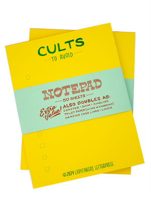 Cults To Avoid Notepad