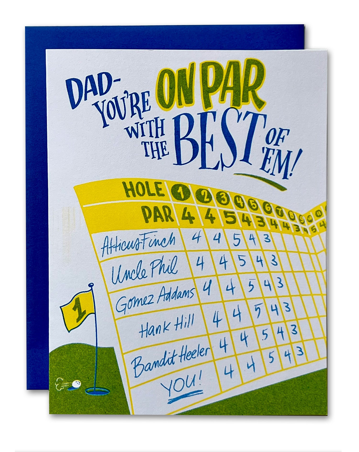 Best Riso Complex Dad You're On Par With The Best Of 'Em Risograph Father's Day Card ...