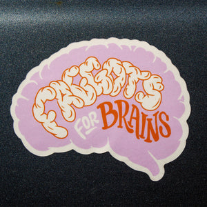 Faggots For Brains Sticker