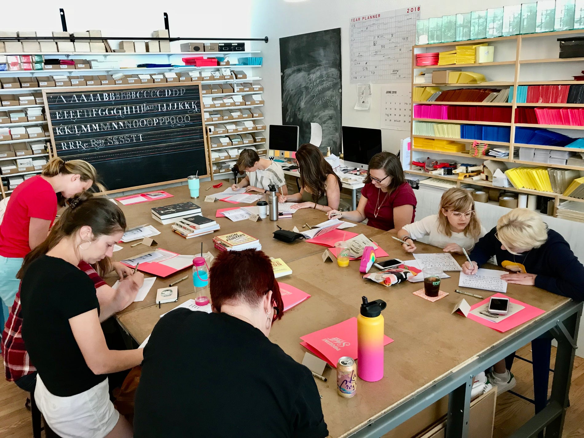 Lettering Classing Workshops - Ladyfingers Letterpress