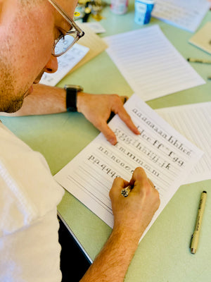 2-Day Hand-Lettering for Beginners Class • Saturdays, Jan 11th + 18th, 2025, 1-4pm