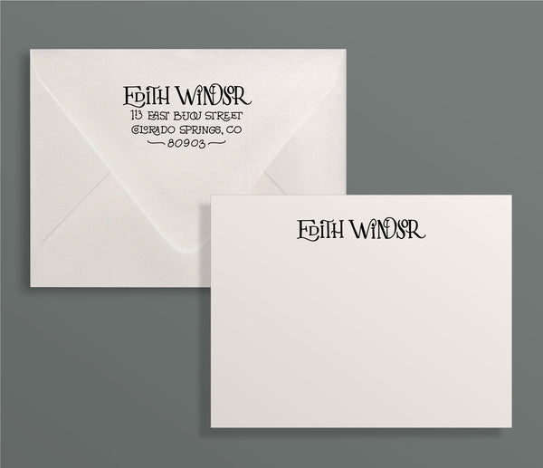 Ligature Custom Letterpress Stationery Suite