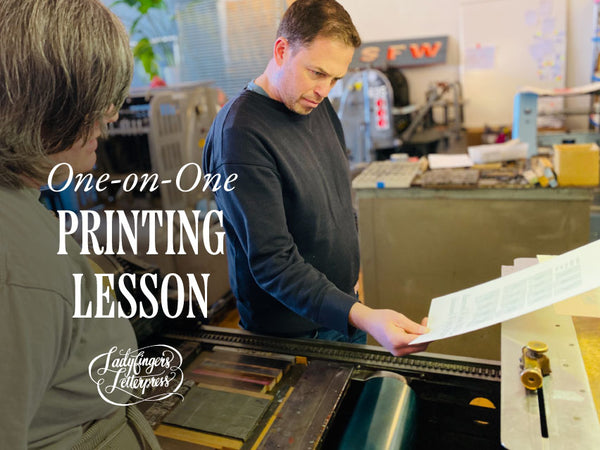 One-on-One Printing Lesson