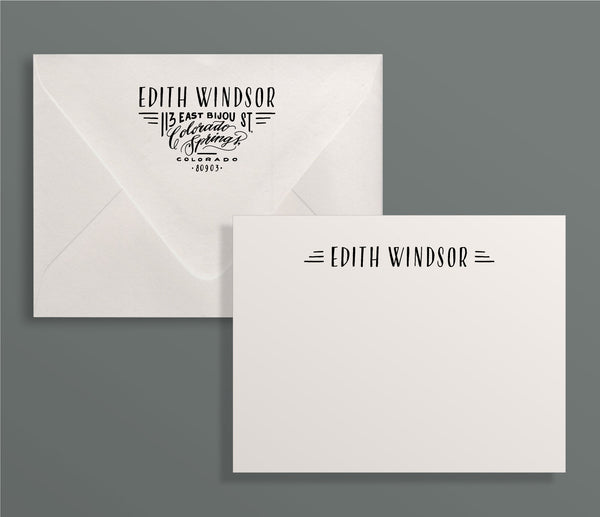 Progress Custom Letterpress Stationery Suite