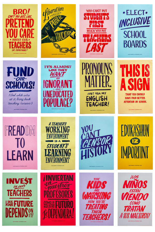 Set of 16 Protest Posters, Part 3