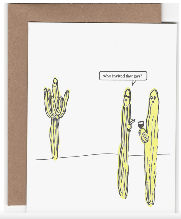Cactus Party Card by Power and Light Press