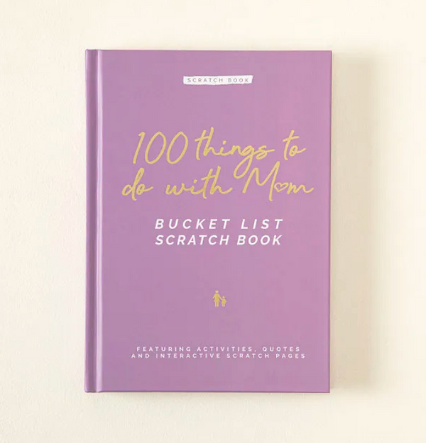 100 Things to do with Mom Bucket List Scratch Book by Gift Republic