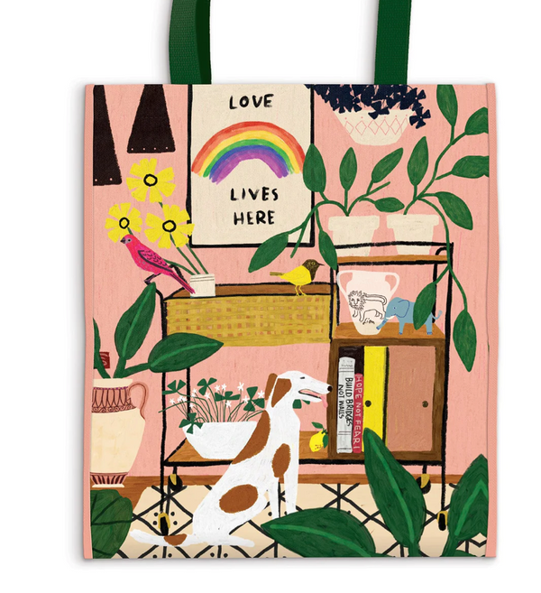 Love Lives Here Reusable Tote