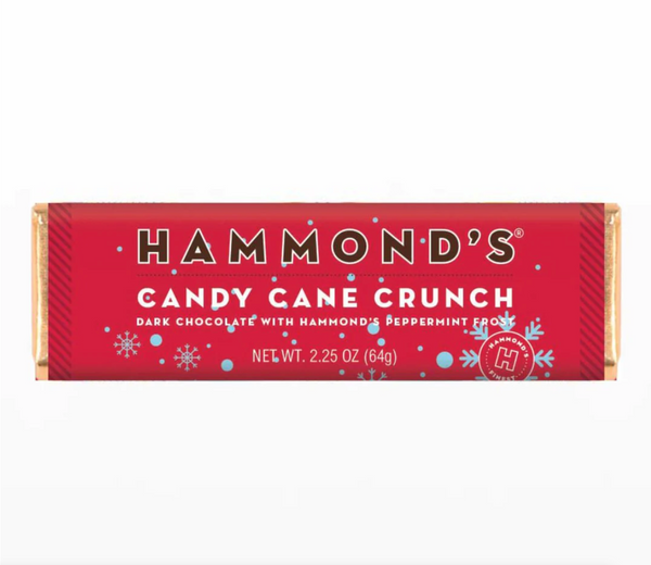 Candy Cane Crunch Chocolate Bar by Hammonds Candies
