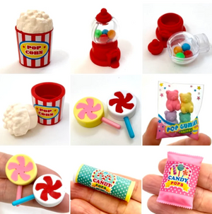 CANDY SWEETS ERASER GIFT SET by IWAKO