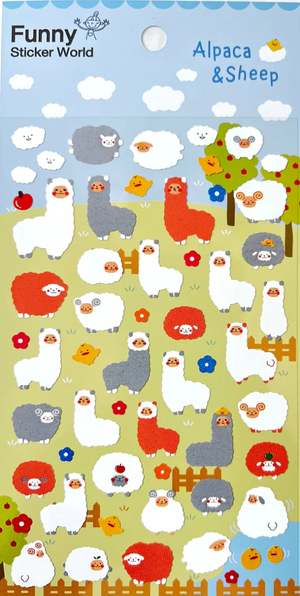 ALPACA & SHEEP Sticker Sheet