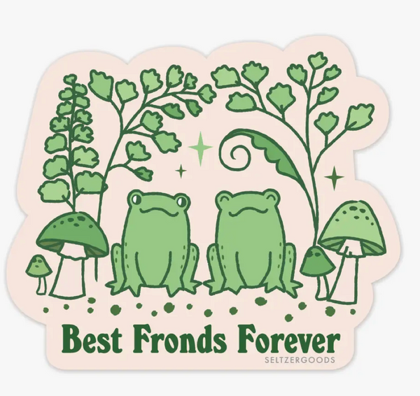 Best Fronds Forever Sticker by Seltzer Goods