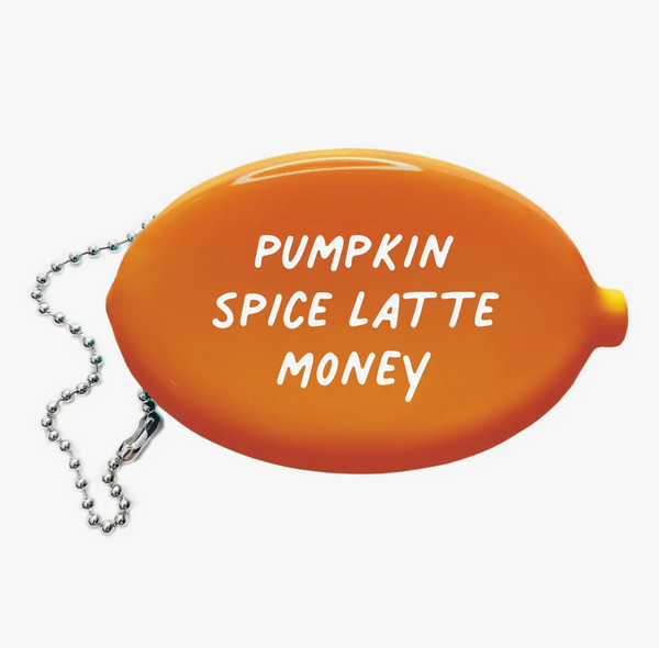 Pumpkin Spice Late Coin Pouch by Sapling Press