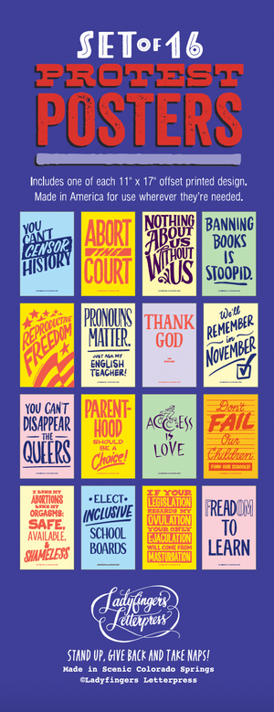 Set of 16 Protest Posters, Part 2