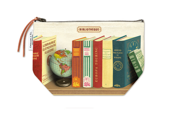 Library Vintage Pouch by Cavallini